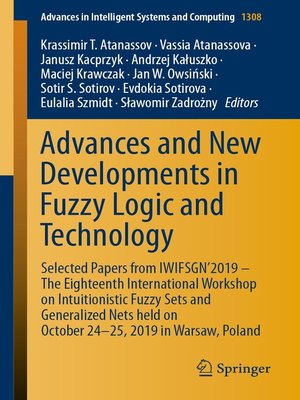 cover image of Advances and New Developments in Fuzzy Logic and Technology